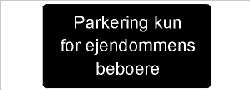 Parkering for beboere
