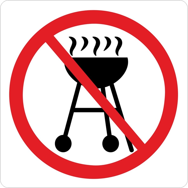 Brug af grill forbudt